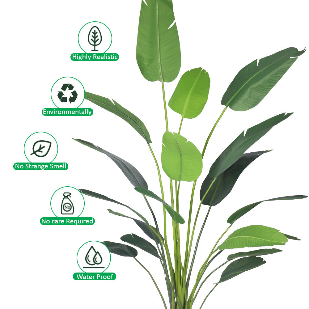Nearly Natural Artificial Banana Plant 255m High