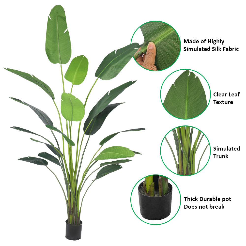 Nearly Natural Artificial Banana Plant 255m High