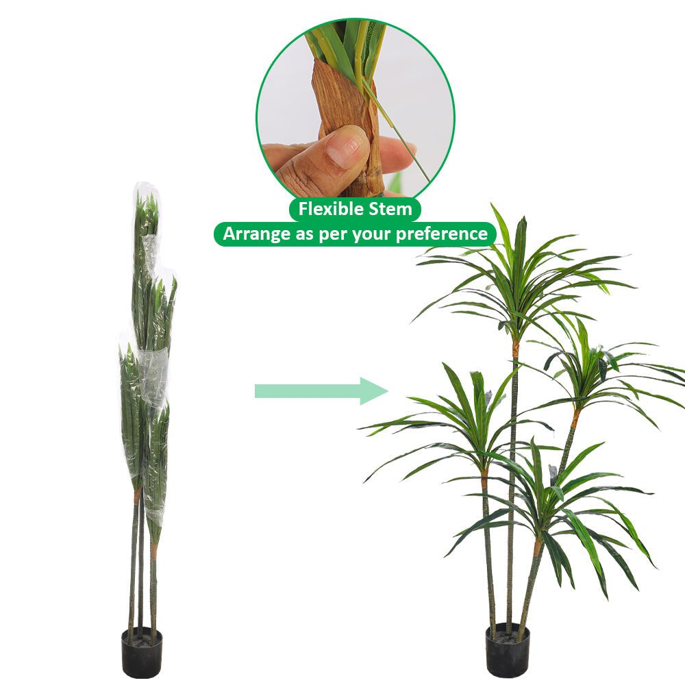 Artificial Dracaena Plant 150cm Tall