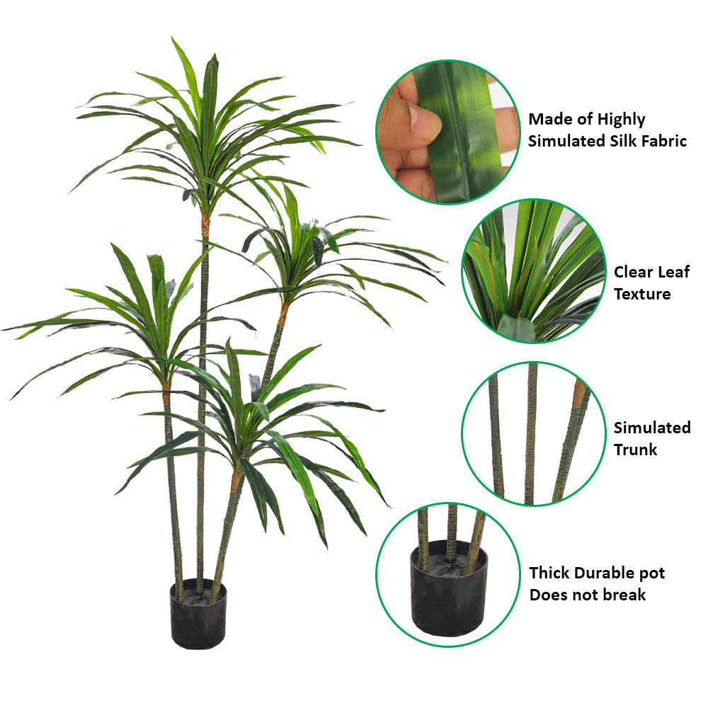 Artificial Dracaena Plant 150cm Tall