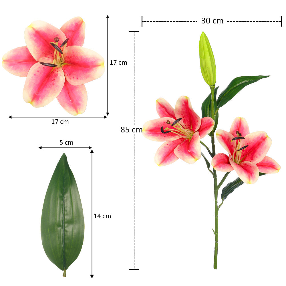 faux tiger lily stems