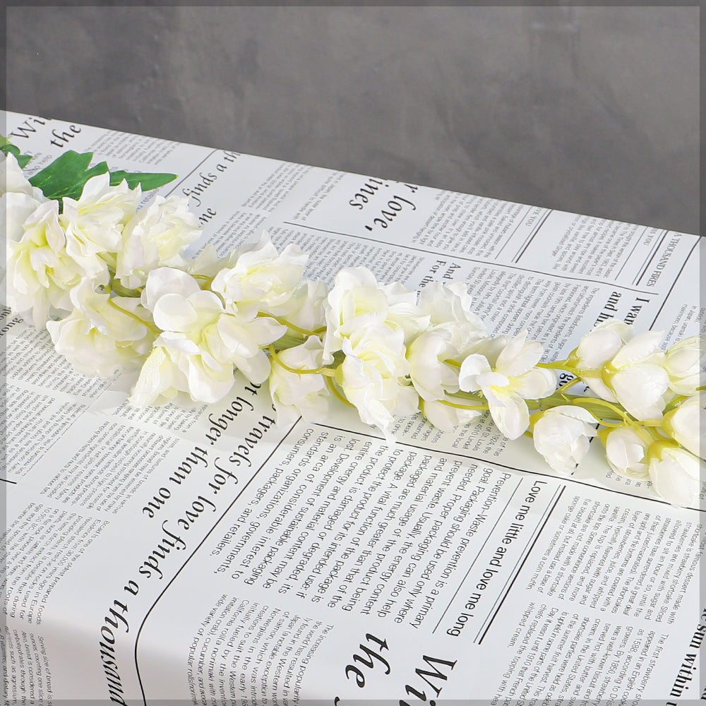 Artificial Silk Delphinium Flower Stem