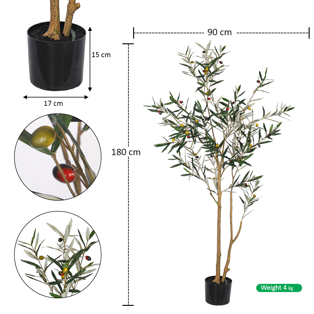 Nearly Natural Olive Plant 180cm Tall