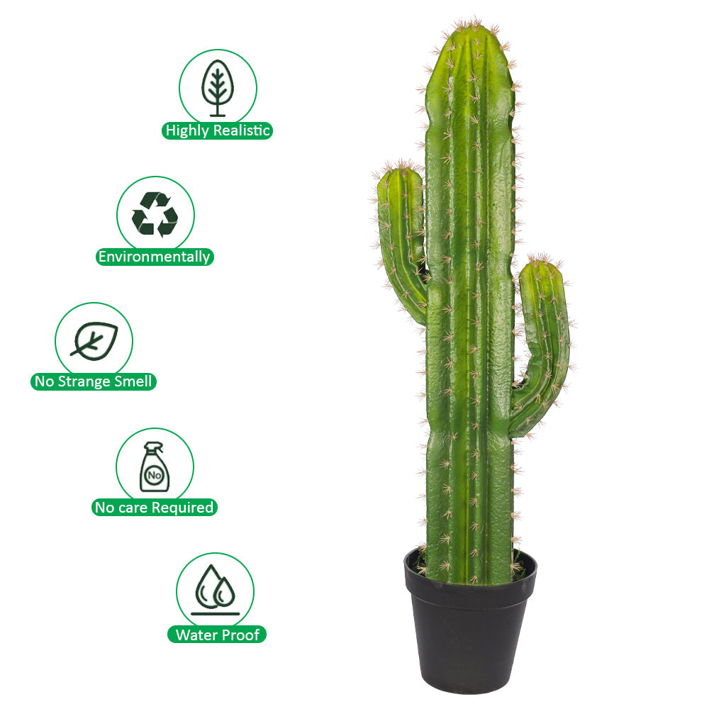 Nearly Natural Decorative Finger Cactus Plant