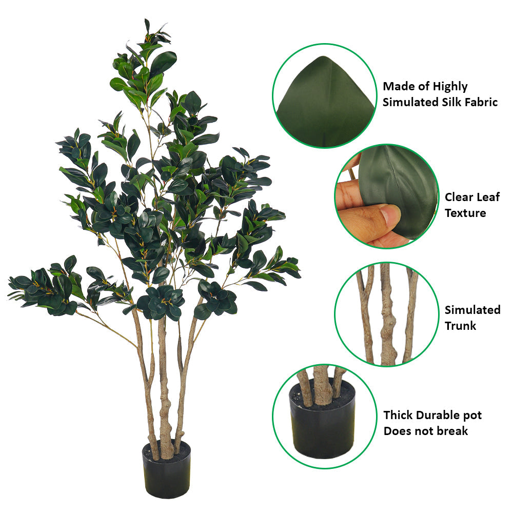 Artificial Rubber Plant