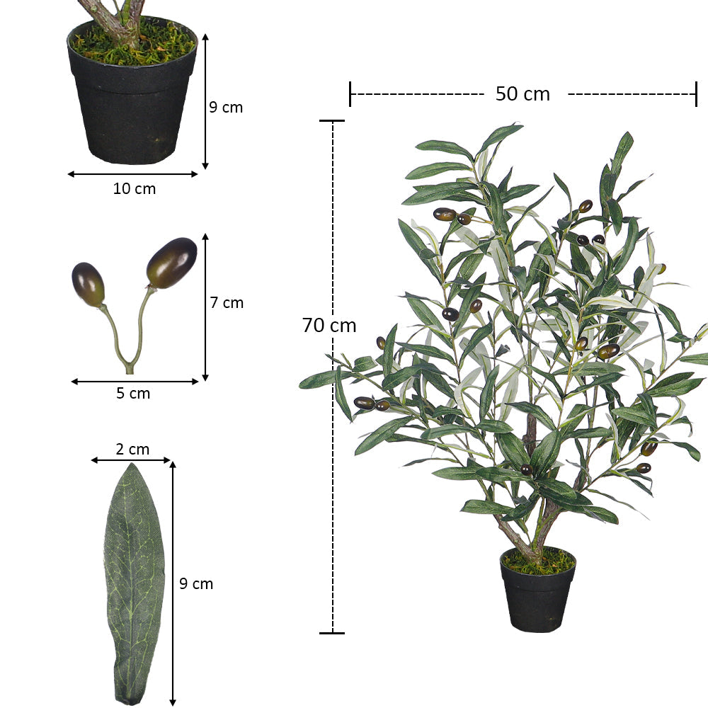 Artificial Olive Plant 70cm High