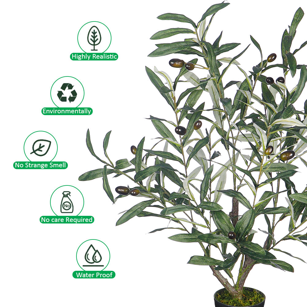 Artificial Olive Plant 70cm High