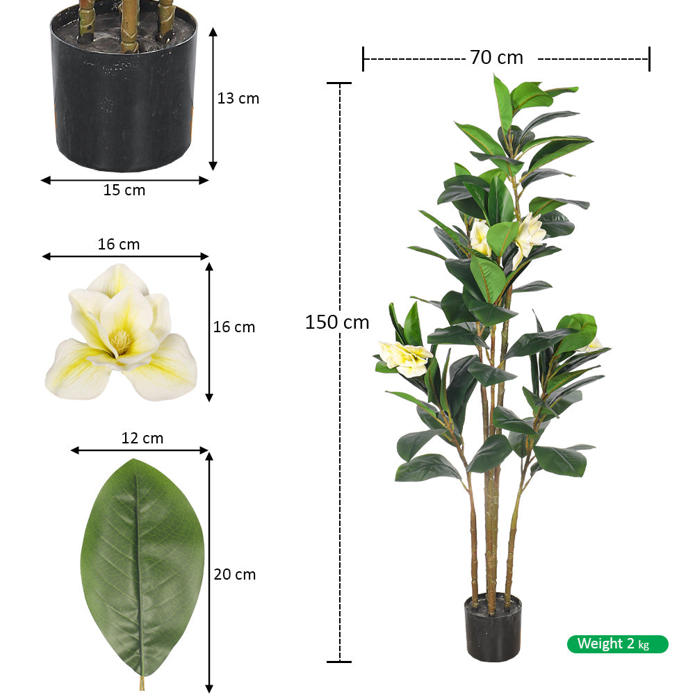 Artificial Magnolia Tree 160cm Tall