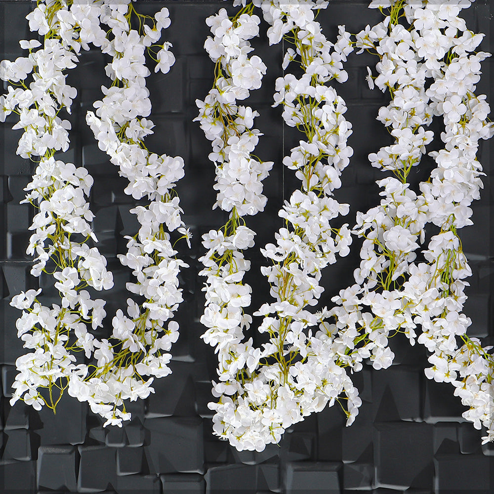 Faux Wisteria Garland