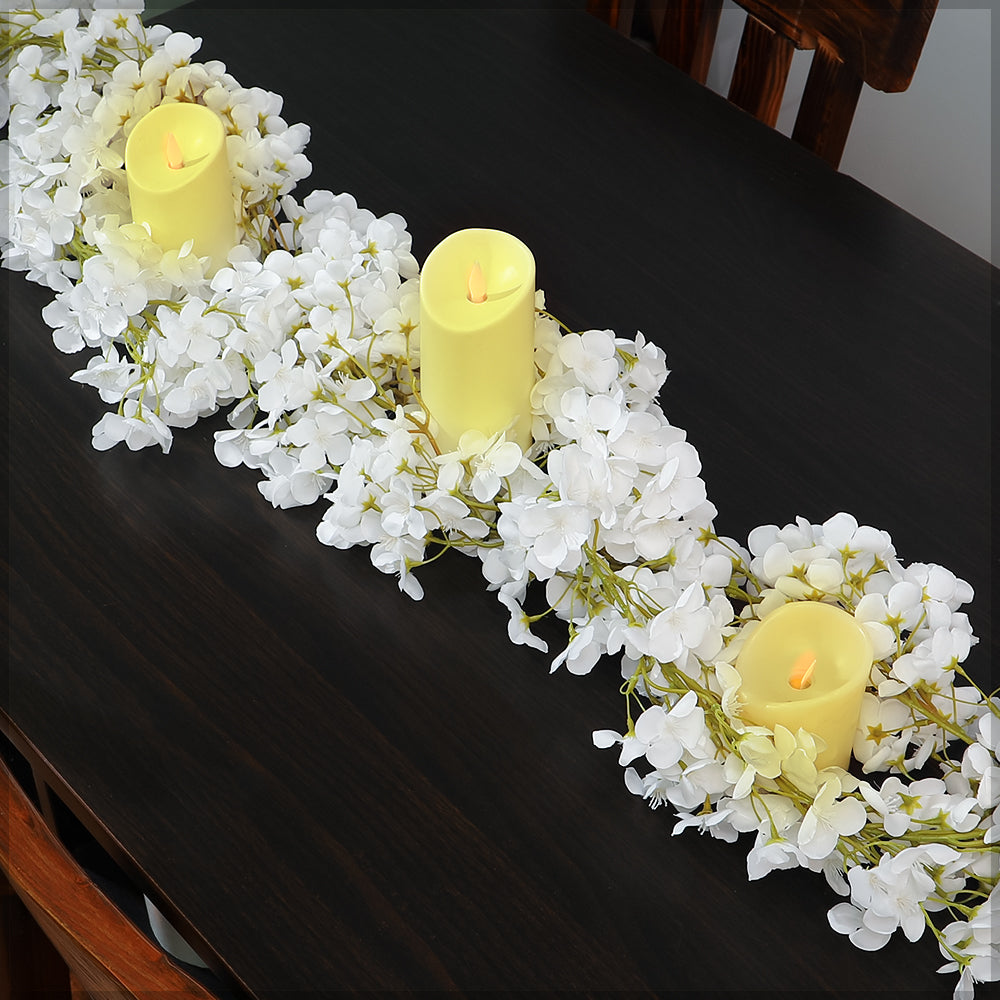 Artificial Silk Wisteria Flower Garland
