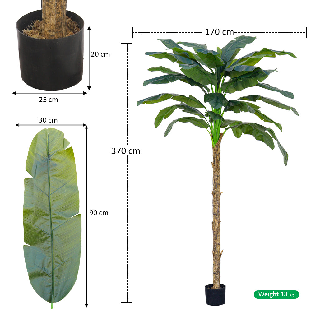 Artificial Banana Plant 3.7m Tall