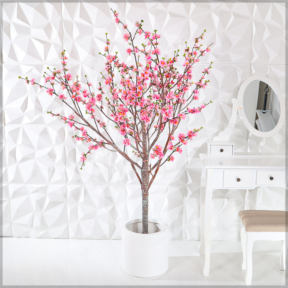 Pink Decorative Artificial Cherry Blossom Plant