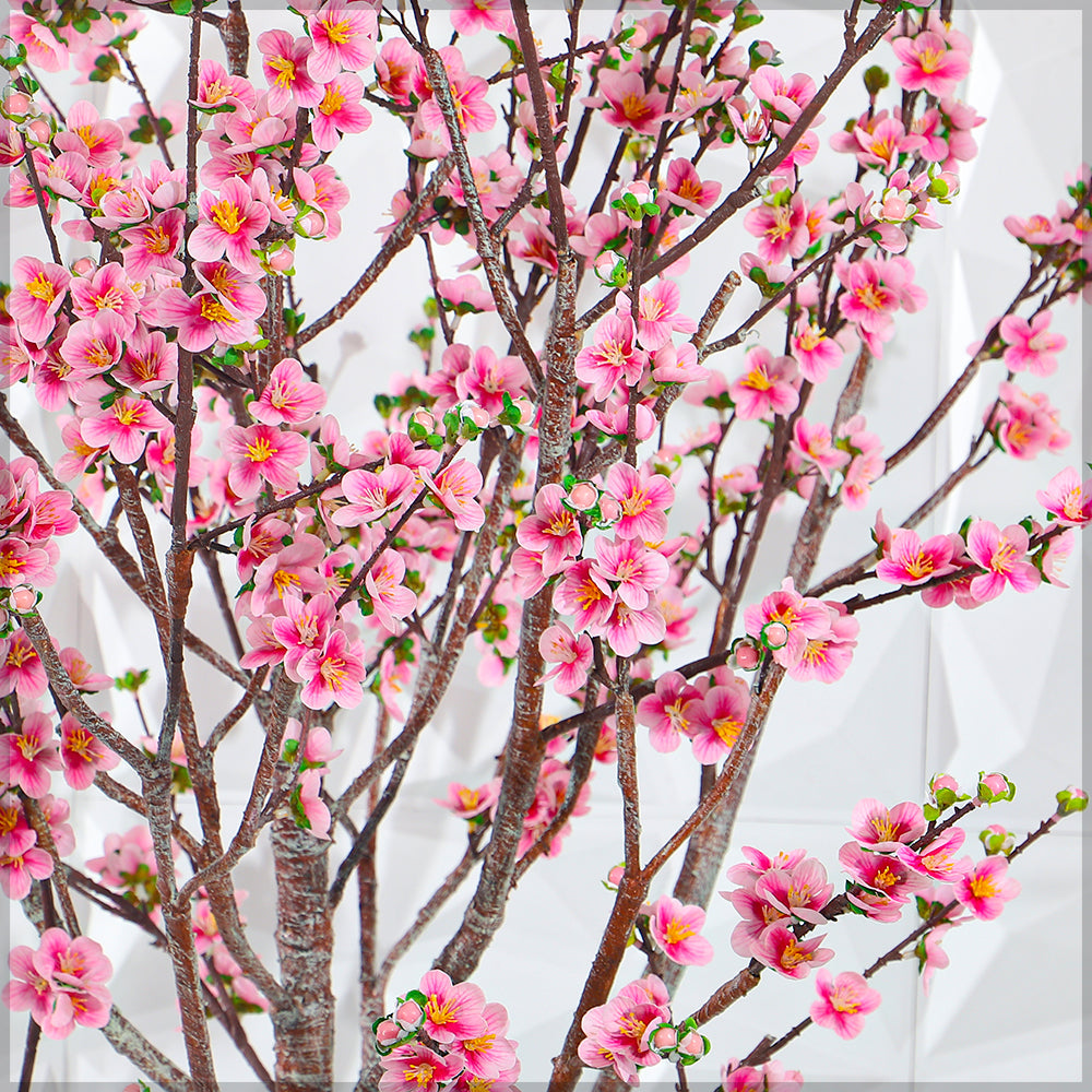 Pink Decorative Artificial Cherry Blossom Plant