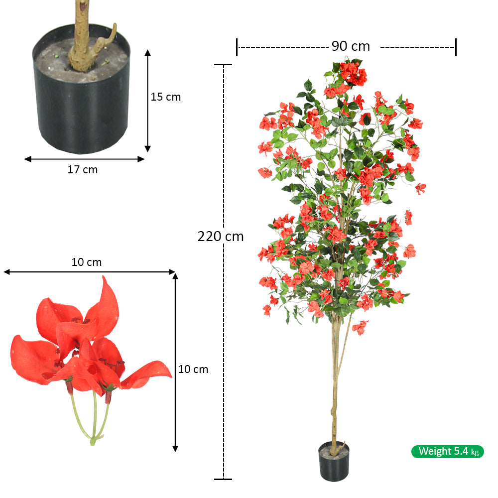 Artificial Bougainvillea Tree 220cm Tall