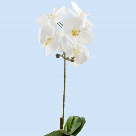 Artificial potted orchid