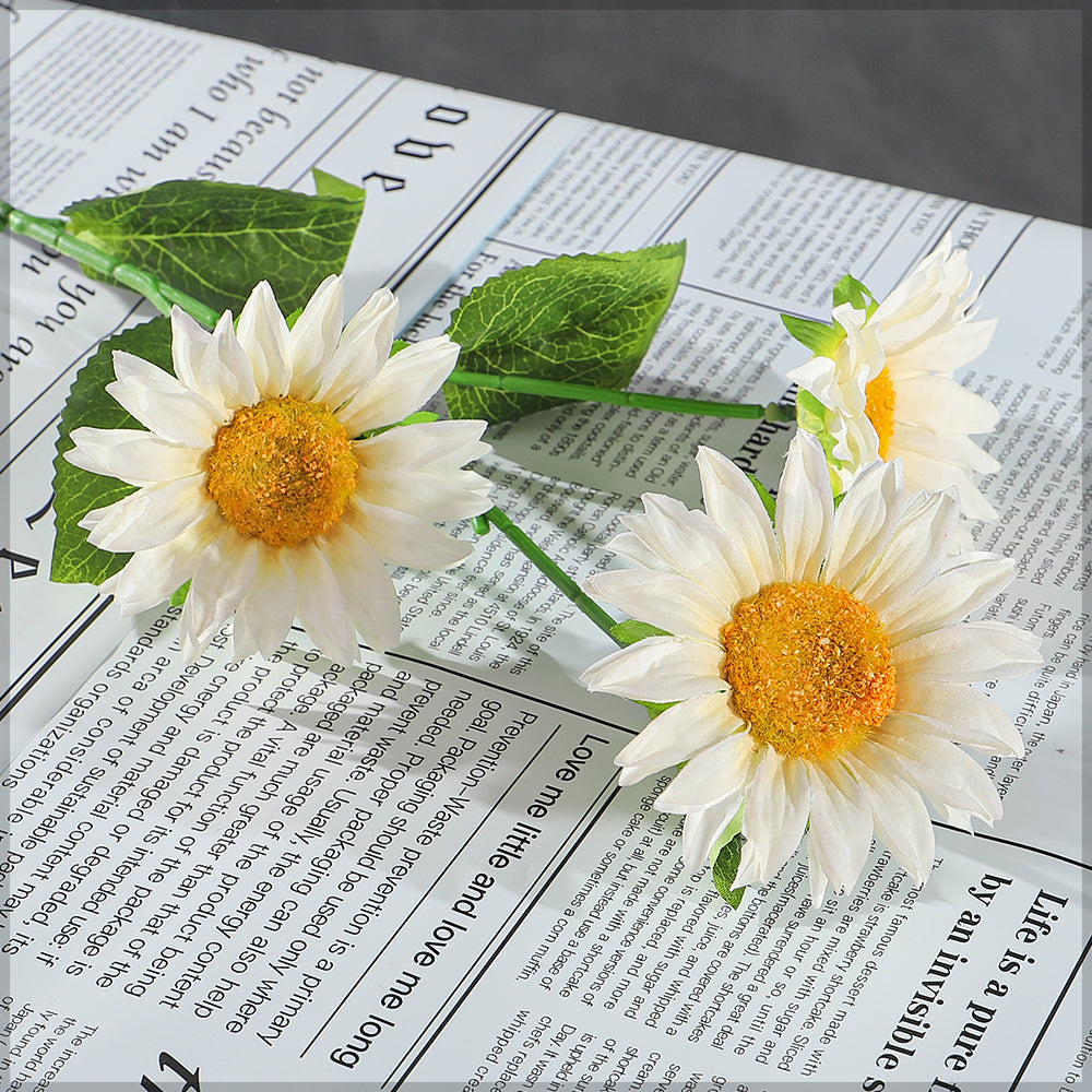 sunflower flower stem decoration