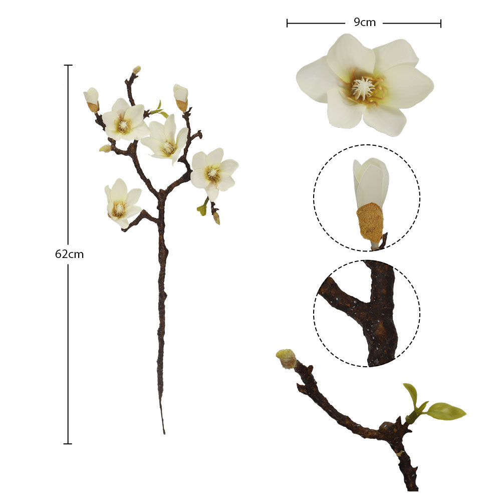 2-Packs Artificial Yulan Magnolia Flower