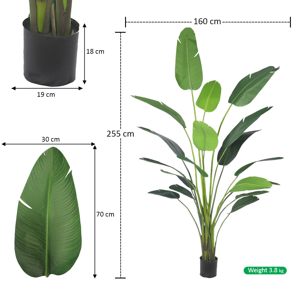 Nearly Natural Artificial Banana Plant 255m High