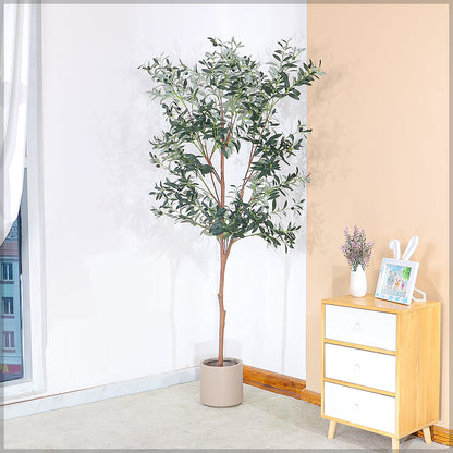 Potted Artificial Olive Plant 180cm Tall