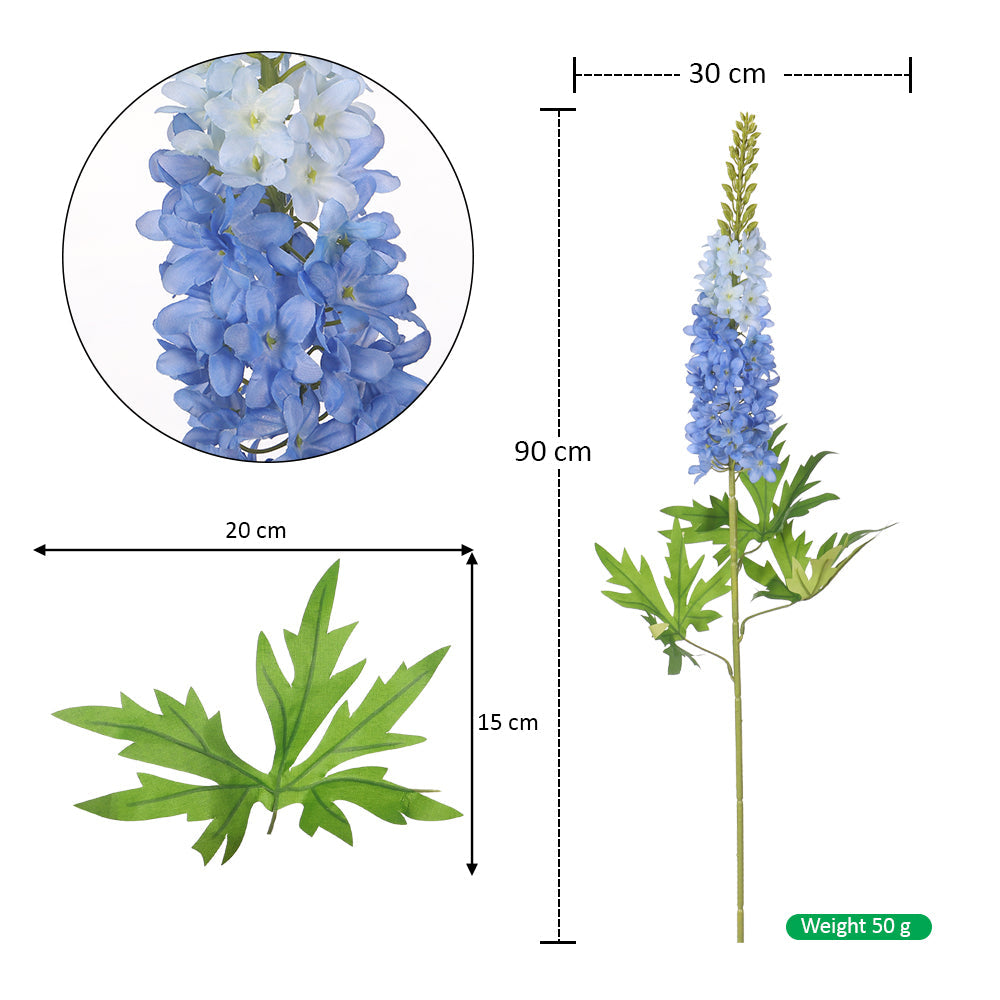 Artificial Delphinium Flower Stem