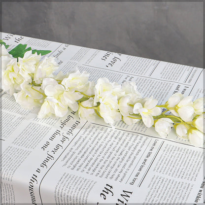 Artificial Silk Delphinium Flower Stem
