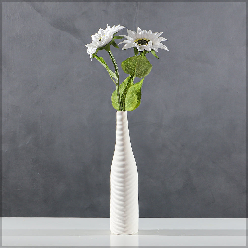 single artificial sunflower stem
