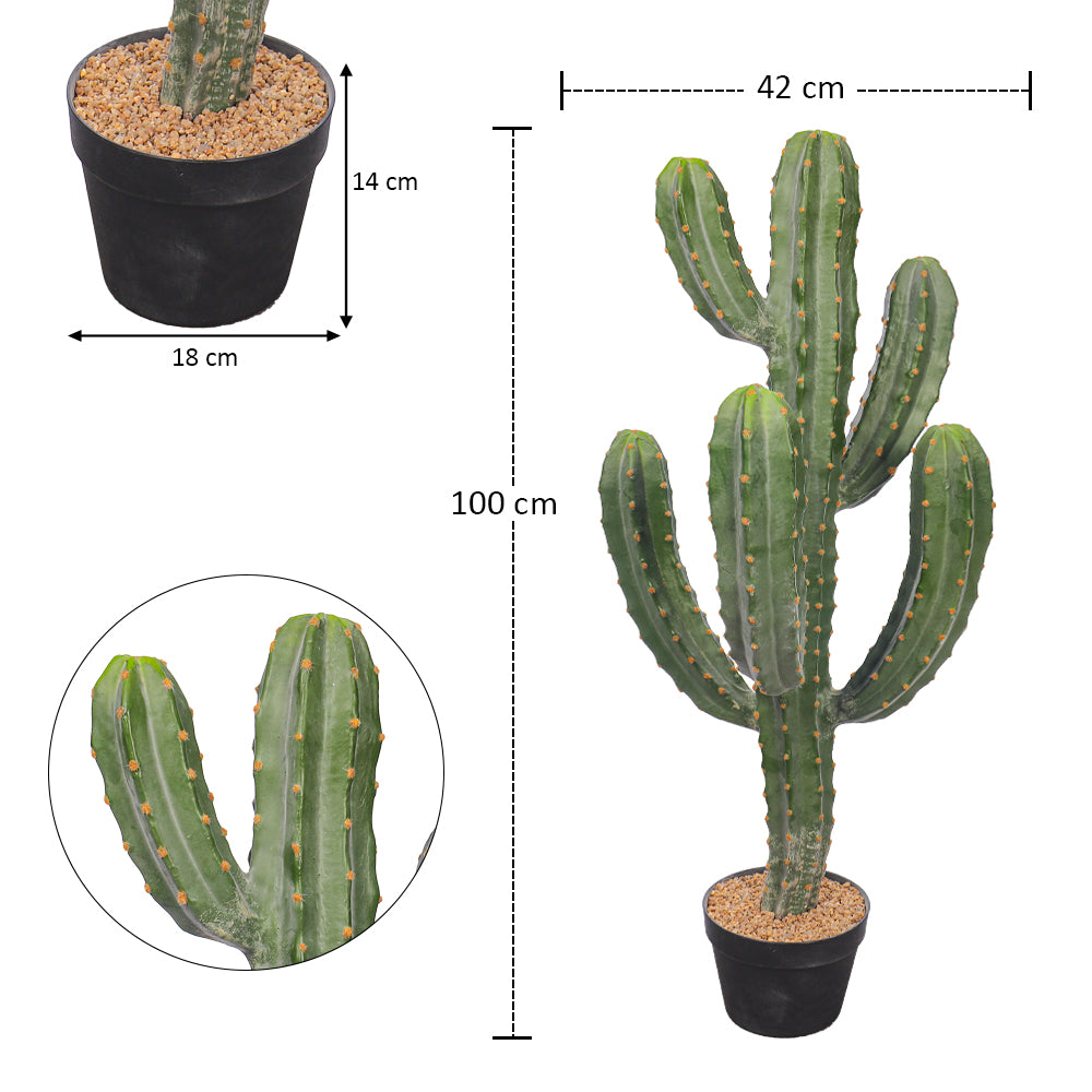Artificial Potted Cactus Plant