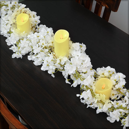 Artificial Silk Wisteria Flower Garland