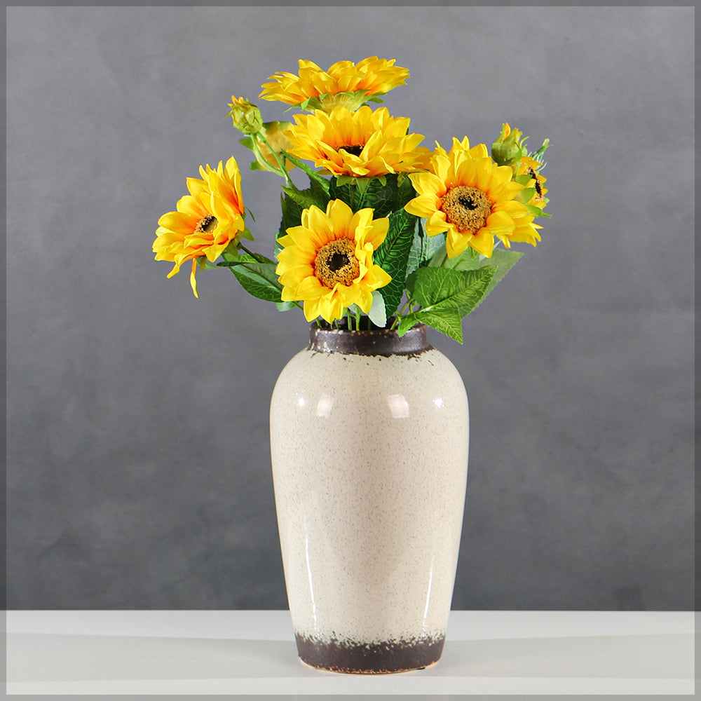 faux sunflower bunch