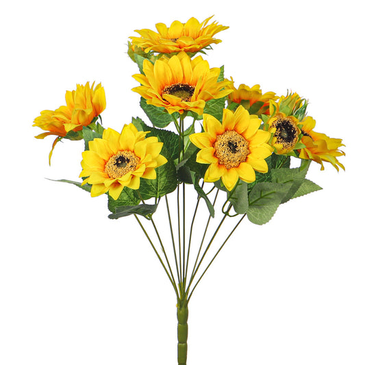 artificial silk sunflower