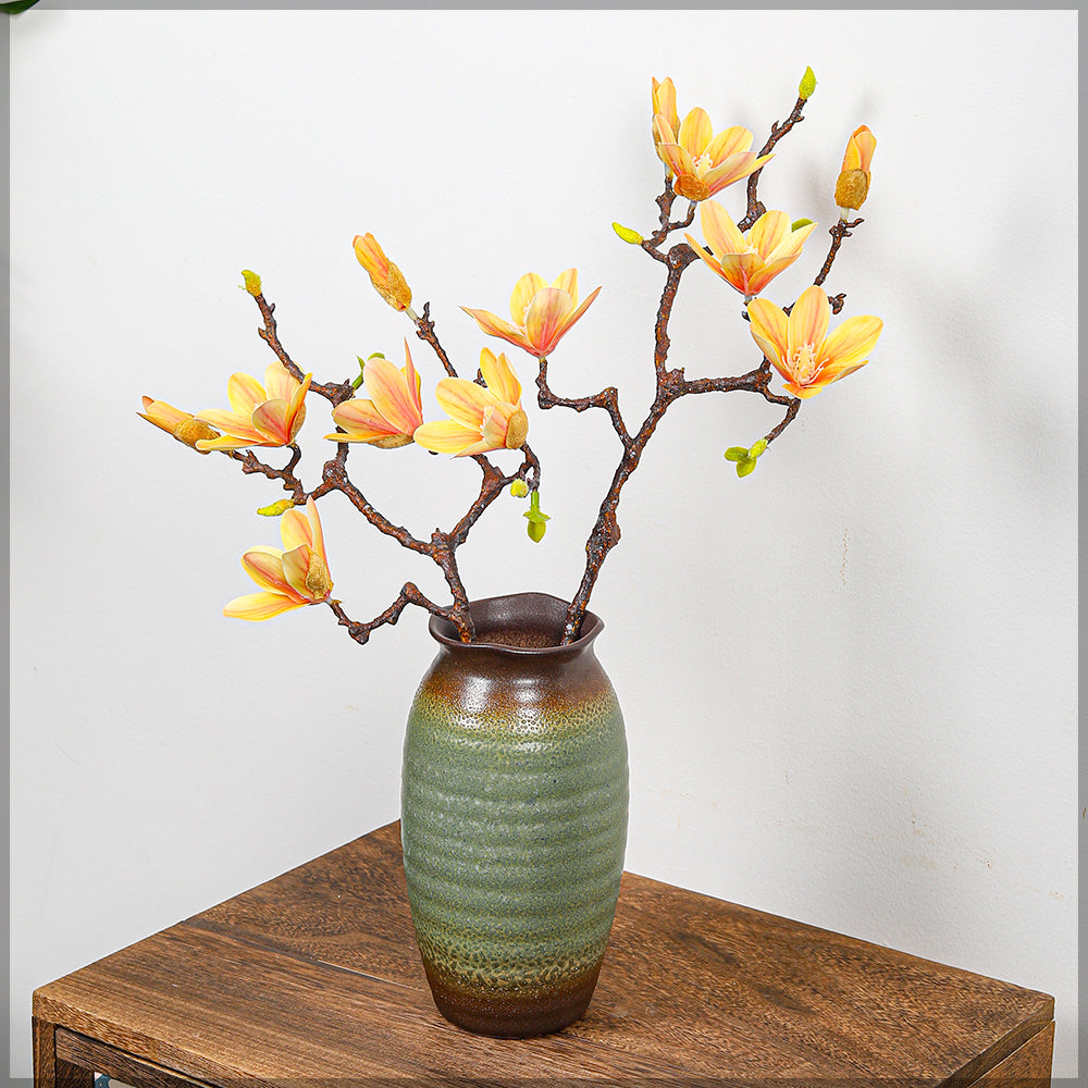 Yulan magnolia silk flowers