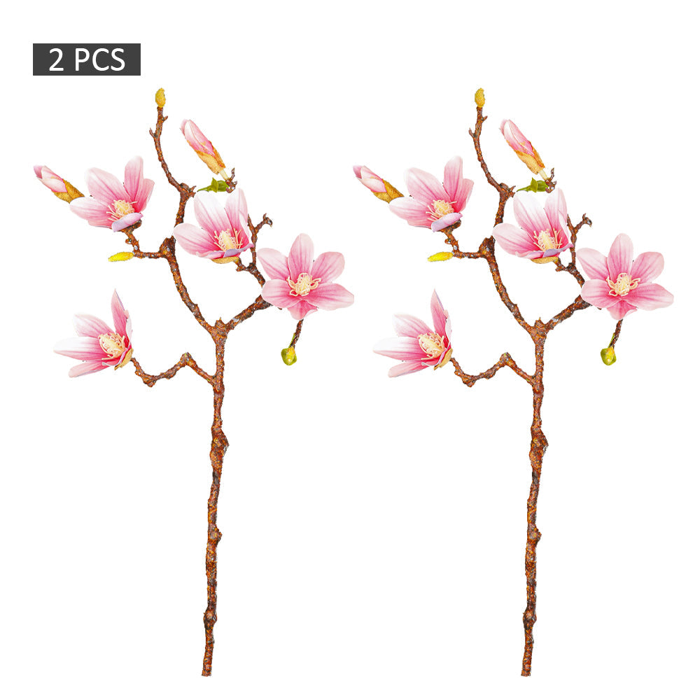 2-Packs Artificial Yulan Magnolia Flower