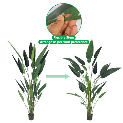 Faux Bird of Paradise Plant 230cm Tall