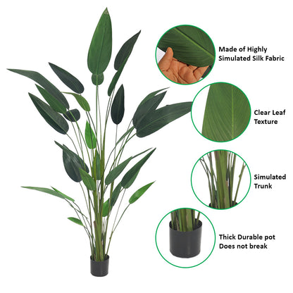 Faux Bird of Paradise Plant 230cm Tall