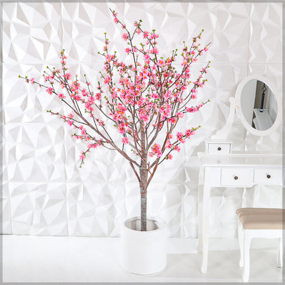 Pink Decorative Artificial Cherry Blossom Plant