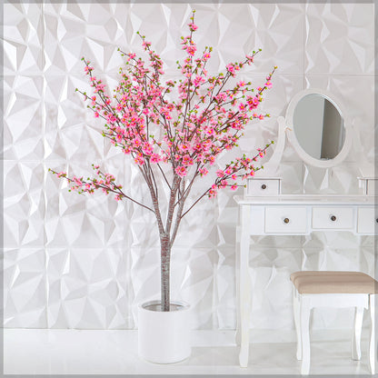 Pink Decorative Artificial Cherry Blossom Plant