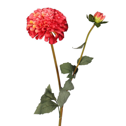 Faux Dahlia Stem for Floral Arrangements