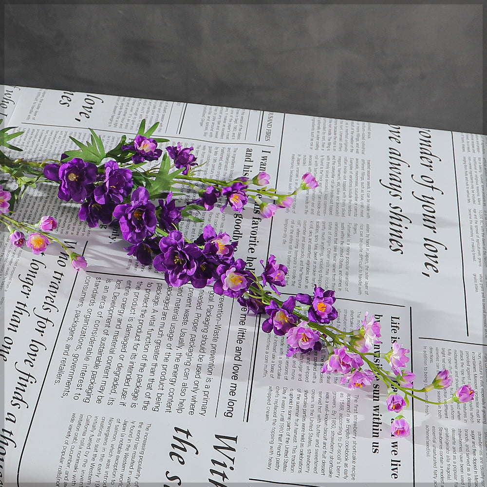 Fake silk delphinium