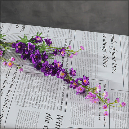 Fake silk delphinium