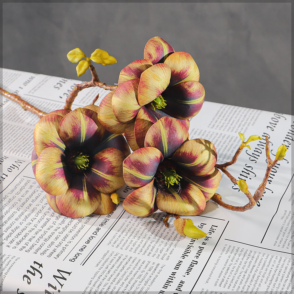 Artificial Magnolia Flower Stem