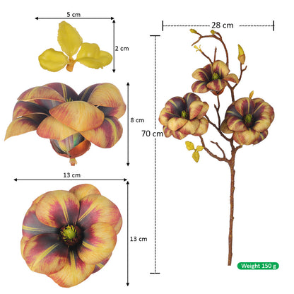 Artificial Magnolia Flower Stem