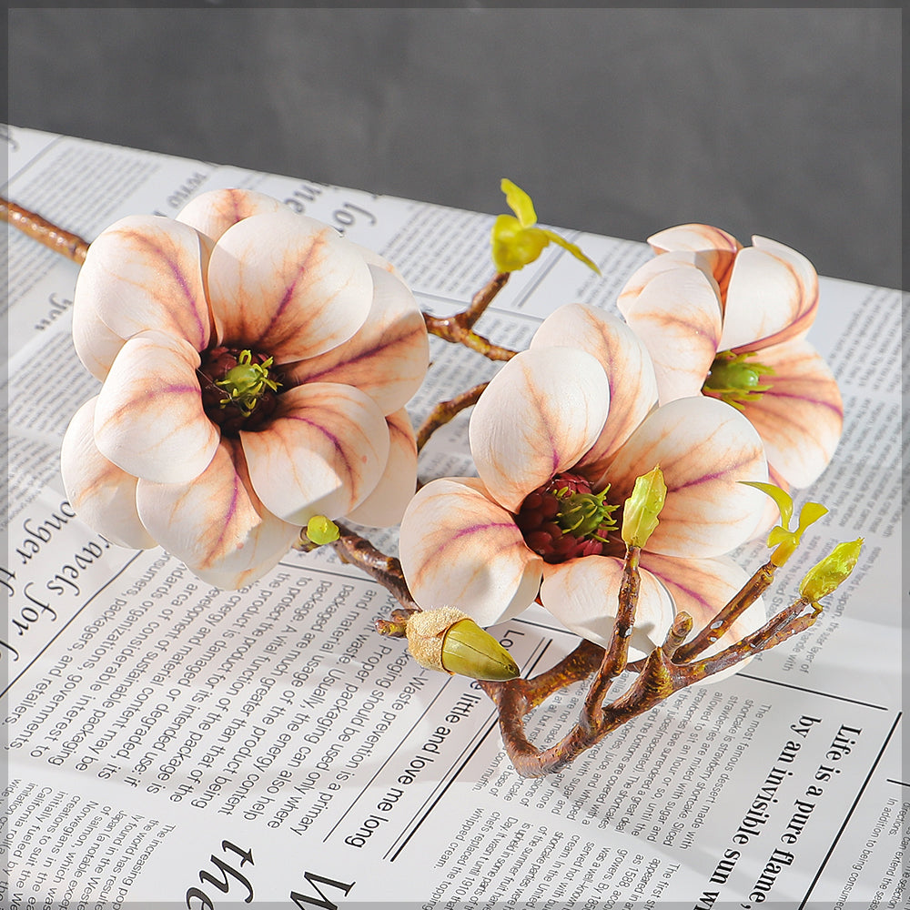 Artificial Magnolia Flower Stem