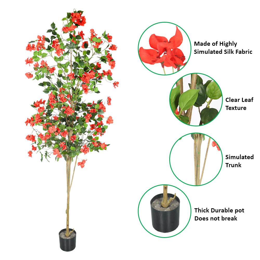 Artificial Bougainvillea Tree 220cm  Tall