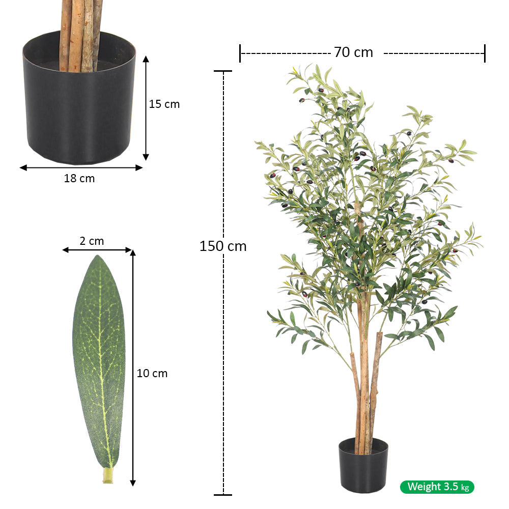 Artificial Olive Tree 150cm Tall
