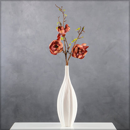 Artificial 3 Heads  Magnolia Flower Stem