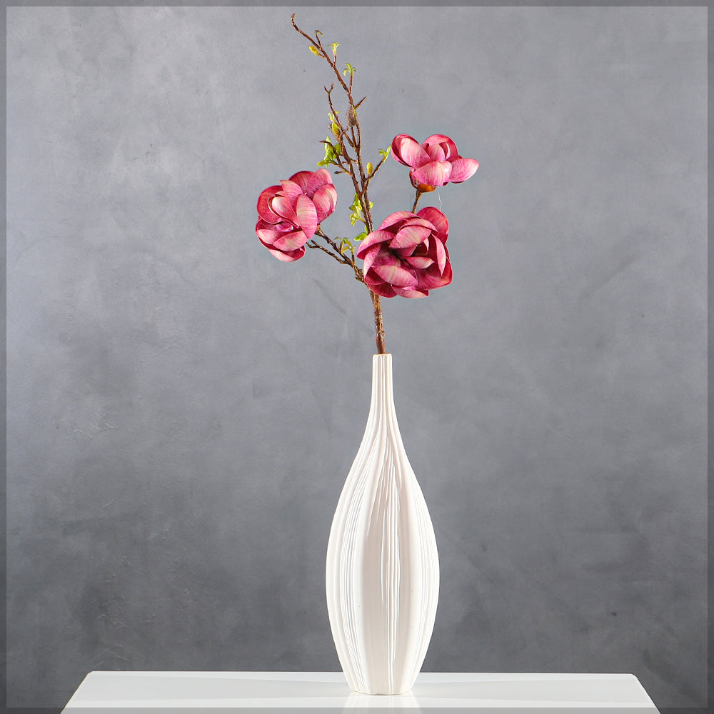 Artificial 3 Heads  Magnolia Flower Stem
