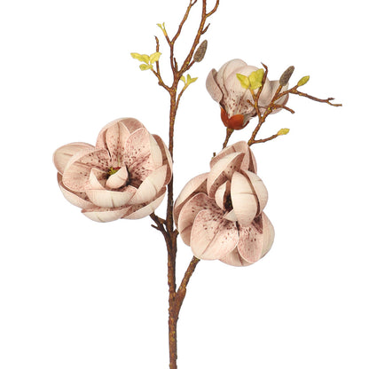 Artificial 3 Heads  Magnolia Flower Stem