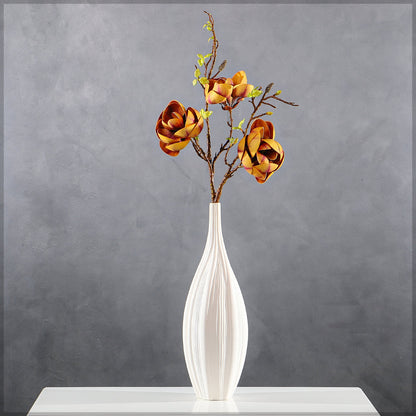 Artificial 3 Heads  Magnolia Flower Stem