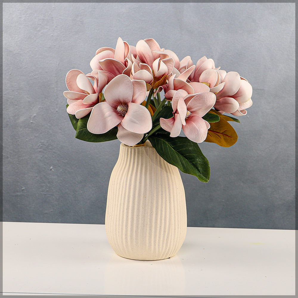 Artificial magnolia bouquet for vases
