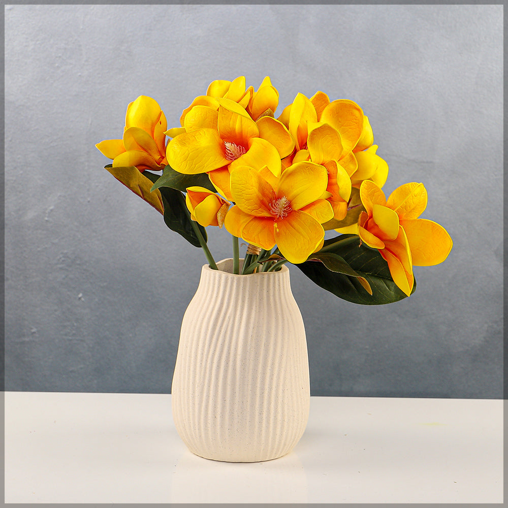 2-Packs Artificial Magnolia Flowers in Bunch